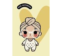 Notebook Kawaii doré - 6x9 - 100 pages: Un carnet élégant et fonctionnel pour toutes vos idées et notes - 100 pages lignées au format pratique 6x9 pouces.