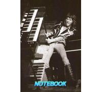 Notebook : Keith Emerson Notebook Fan art College Ruled Blank Lined, Thankgiving Notebook / Book 6x9 #306