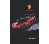 Notebook: koenigsegg Car Notebook/Journal Collection - Unruled/Unlined/Plain Notebook (6 x 9 inches)