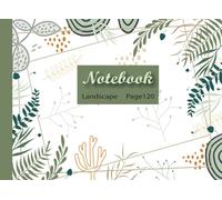 Notebook Landscape: Ruled /Lined Journal for work, taking notes.