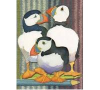 Notebook Large Puffins