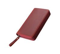 Notebook Leather Covers Zip Leather Covers for 7.28 x 3.54 Inch Field Notes Journal with Elastic Pen Slot Company for Professionals