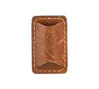 Notebook Leather Pen Clip Holder Single Hole Pen Journal Planner Student Pen Holder with Leather Pencil Pocket