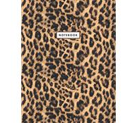 Notebook: Leopard Print College Ruled Composition Notebook Cute Stationery School Supplies