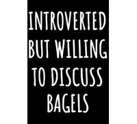 Notebook lined: bagel lover gifts humor