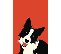 Notebook: Lined paper notebook | Lined pages notebook | Ruled paper notebook | Ruled pages notebook | Notebook | Journal | Jotter | 5.5x8.5 | Stationary essential!| Border Collie Dog Animal |