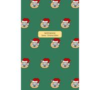 NOTEBOOK Llama : Christmas Edition: Quirky fun hand drawn lined notebook journal - A5 - 108 pages - Each page is lined and numbered.