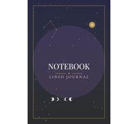 Notebook: Luxury Astronomy & Constellation Notebook for Writing, Journaling, & Daily Notes | Dark Aesthetic Gold Starry Sky Softcover Journal