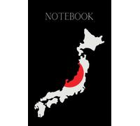Notebook: Map of Japan Notebook, Japan Gift Idea for Men/Women, Blank Lined Notebook