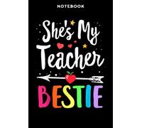 Notebook Mātching Tēāchērs Bēst Friēnd Shē s Mÿ Tēāchēr Bēstiē Fāmilÿ: 6" x 9", over 100 pages / Lined Journal,Management,Notebook Journal,Daily Organizer