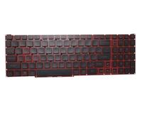 Notebook Monochrome Red Backlit Keyboard For ACER Nitro 5 AN515-42-R5ED AN515-42-R72M AN515-42-R8HN AN515-42-R970 English US Red Words New