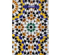 notebook: moroccan zellij architects ceramic notebook journal lined (6✖️9) inch 120 pages , perfect gift moroccan heritage Moorish style journal