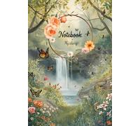 Notebook My diary: A collector of thoughts, reflections, creative ideas, feelings, experiences, etc. | 6x9 inches | 110 lined pages adorned with ... flowers, and stars. The cover is softcover.