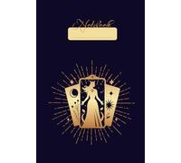 Notebook: Mystical journal for notes on card readings. Tarot, oracle, divine. 120 pages lined notebook. Write down your daily draw of spiritual cards. ... minded people, women, men, mom, girlfriends.