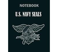 Notebook: navy seals - 50 sheets, 100 pages - 8 x 10 inches