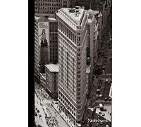 NOTEBOOK: New York City Flatiron Building Notebook Journal|100 pages|6x9| Wide Ruled|Glossy Cover|Perfect NYC Journal for Notes, Meetings|Conferences|Keepsake