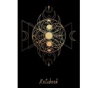 Notebook: Notebook lined - Moon Constellation - Moon Phases - Astrology - 150 pages - 8,27 " x 11,69 " - A4