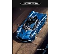 Notebook: Pagani Car Notebook/Journal Collection - Unruled/Unlined/Plain Notebook (6 x 9 inches)
