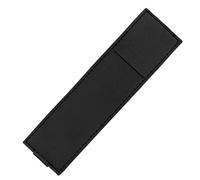 Notebook Pen Holder Portable Adjustable Pouch with Strap, Black Double | Pen Case with Book Strap for Home, Office, School, Classroom, College, Student, Teacher, Artist, Writer