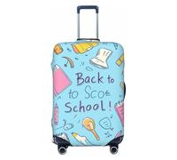 Notebook Pencil Elastic Travel Luggage Cover Suitcase Protector, Print Suitcase Baggage Cover Anti-Scratch