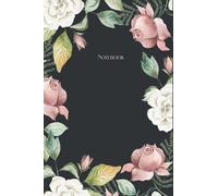 Notebook: Perfectly pretty stationary gift, This beautiful Floral A5 120 page notebook journal/dairy with lined pages great for taking notes and keeping track of plans