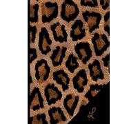 Notebook: Personalized Initial Letter “L” Monogram Journal | Leopard Pattern | Blank Ruled Notebook | For Women Men Boys Girls