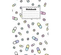 Notebook : pharmacy technician with hand drawn pills with white background: pharmacy technician Notebook for write ideas and gift for your loved And much more ( size 6x9 inches college ruled )