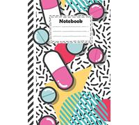 Notebook : pharmacy technician with pills and capsules seamless pattern: pharmacy technician Notebook pop modern design for write down ideas and gift ... much more ( size 6x9 inches college ruled )