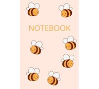 Notebook: Pink Kawaii Honey Bee/Bumble Bee Print, Ruled Note + Sketch Book