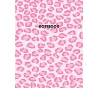 Notebook: Pink Leopard Print Pink Panther Composition Notebook - College Ruled 120 Pages - Large 8.5 x 11
