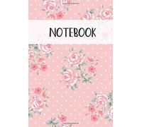 Notebook: Pink Rose Polka Dot Notebook 100 pages (Composition Book Journal) (6 x 9 inches)