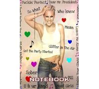 Notebook : Pink singer Journal and Notebook Schollz Notebook - Great for Fan or members #CE322