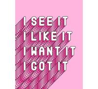 Notebook: Pink wish list / ariana grande/ i want it i got it / pink notebook for work, planning, notes and more (120 pages)