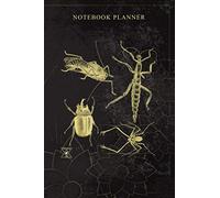 Notebook Planner EncycloArt Insects and Bugs Praying Mantis Beetle: Planning, Daily Journal, Bill, Money, 6x9 inch, Personal, Book, 114 Pages
