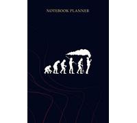 Notebook Planner Evolution Of Man Vape Vaping E cig: 6x9 inch, Planner, To Do List, Planning, Simple, 114 Pages, Mom, Gym
