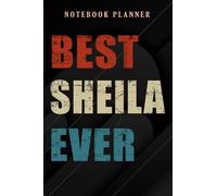 Notebook Planner Womens Best Sheila Ever Retro Vintage First Name Gift nice: 6x9 in ,Money,Budget,Do It All,Passion,Small Business,High Performance