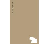 Notebook: Polar Bear Composition Notebook | minimal style notebook journal with narrow ruled paper | 120 pages 6x9 | bear Lover, gift for woman and girls