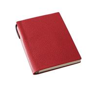 Notebook PU Leather Softcover Journal, 90, Sorghum red