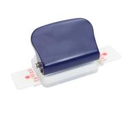 Notebook Puncher for Students A4 A5 B5 Portable Manual Tool Decor | Blue Plastic Build, Skid Resistant Grip, for Loose Leaf Pages, Notebook Binding and Classroom Use