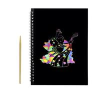 Notebook - Rainbow Coloring Pad, Creative Craft | Magic Drawing Activity Book for Kids Boys Students Classroom Home Travel Airplane Kindergarten Playroom Party Birthday Christmas Education