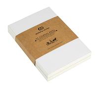 Notebook Refill Inserts by Antony Olivier | Blank Unlined Paper | 2-Pack | 100 Sheets Colour Ivory (200 Pages) | Size A5 (205 x 143 mm)