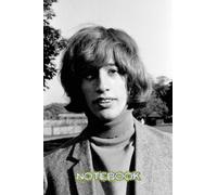 Notebook : Robin Gibb Lined Notebook Journal, Thankgiving Notebook With Blank Ruled 100 Page, Writing Journal #425