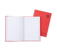 Notebook Ruled Indexed A5 Red PK5