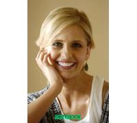 Notebook : Sarah Michelle Gellar College Rule Lined Writing your Ideas and Notes, Thankgiving Notebook Journal #244