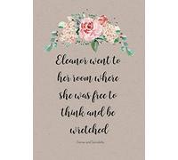 Notebook: Sense and Sensibility Quote by Jane Austen on a Lined Journal