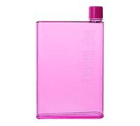 Notebook Shape Bottle - Reusable A5 A6 Thin Portable Water Bottle, 8.54 x 5.00 x 1.26 Inches, Durable, Lightweight PP, BPA Free | Outdoor Sports, Work, Study, Daily Carrying by Flasc