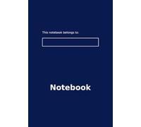 Notebook: Simple and elegant notebook with 96 pages off grid paper