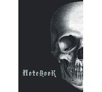 Notebook: Skull Design - A4 - lined - 200 pages - cream paper