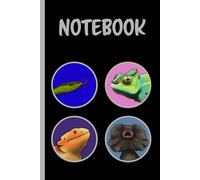 Notebook: Snake, Panther Chameleon, Frilled Dragon, Bearded Dragon, Reptile Themed, NB0047
