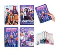 Notebook Stationery Kids Anime - 4Pcs Writing School Supplies for Girls Boys Cute Smooth Paper Notebook for Study Party Bag Fillers Birthday Classroom Rewards Easter Christmas Back to School Gift Kids